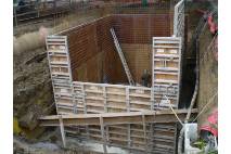 Canal de l'Espièrre: Construction de la station de recyclage de l'eau à Estaimpuis